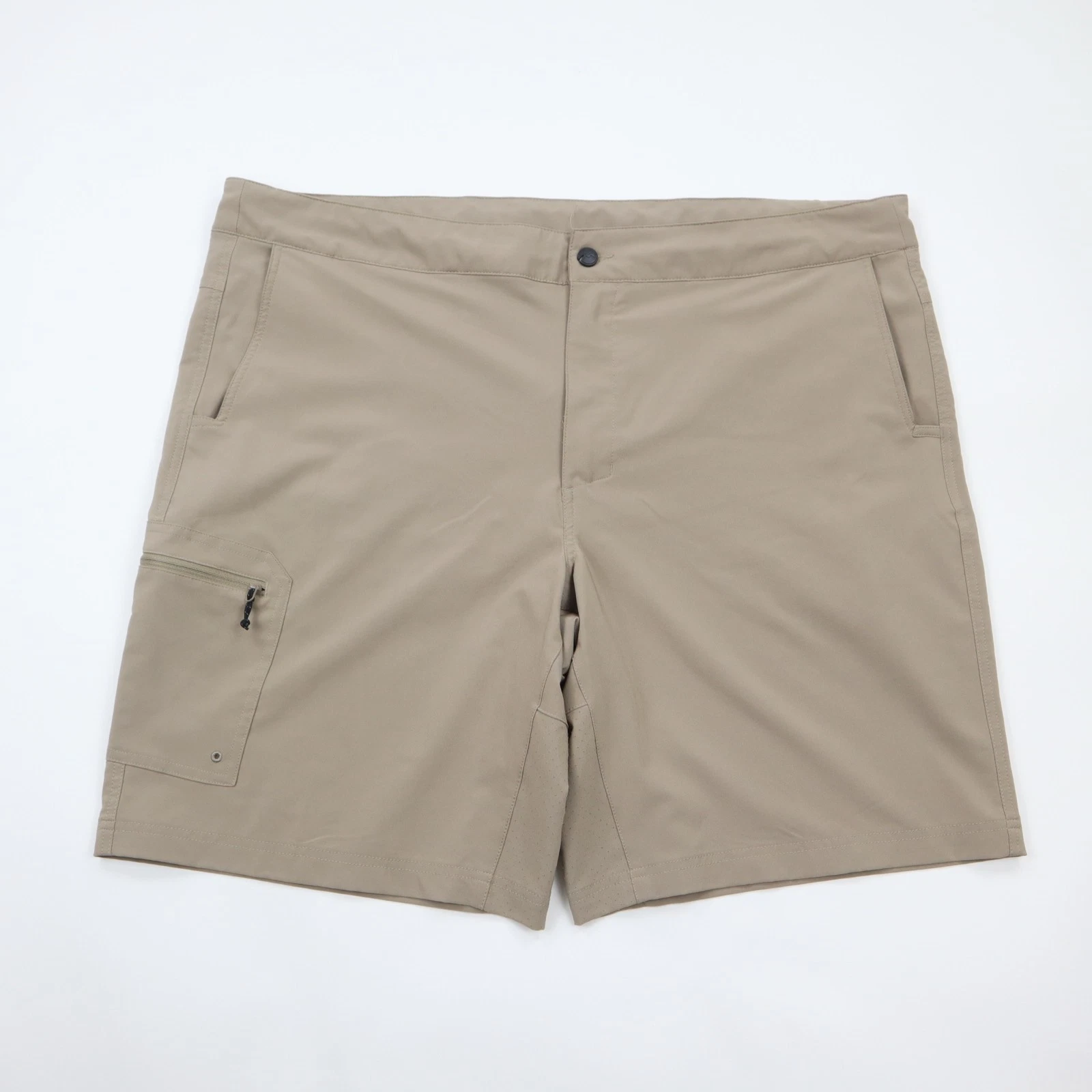 Magellan Outdoors Fish Gear Flex 10" Cargo Shorts Mens 2XL XXL Beige Quick Dry