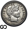1914 Barber Dime, Lustrous Choice BU+ Philadelphia Barber Dime