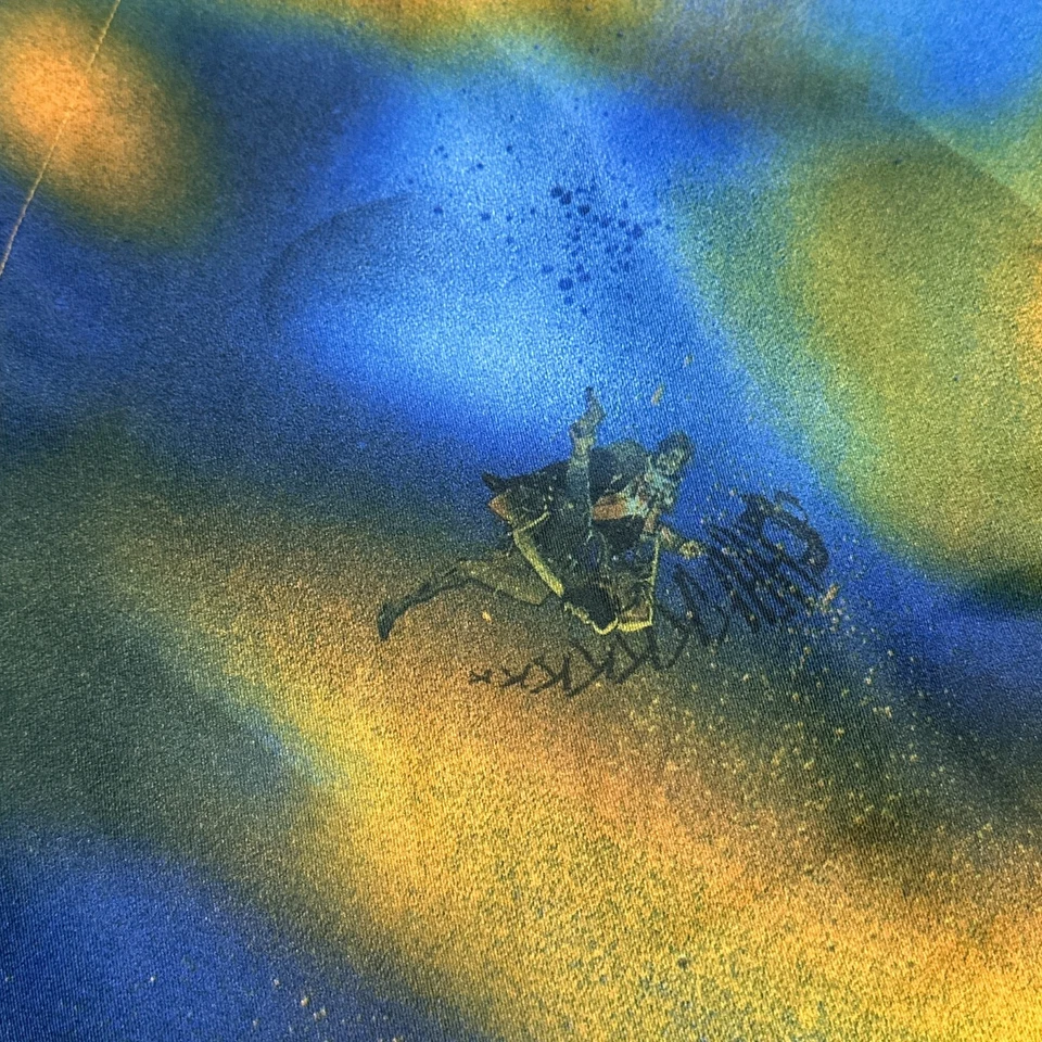 Vintage Y2K Ecko Marvel Wolverine All Over Print S/S Button Shirt Mens Large - Image 4 of 4