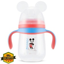 Disney Sippy Cups Toddler Mickey Minnie Mouse BPA-Free Handles Leak-Proof