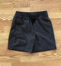 Abercrombie Kids Drawstring Shorts Boys Size 15/16 Black with Pockets