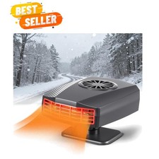 Portable 150W Car Heater with 360  Rotatable Mount for Quick Windshield Defog...