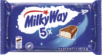 Milky Way 5Er Multipack 5X21,5G Schokoriegel, Milchschokolade Mit Candy-Creme
