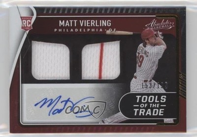 2022 Panini Absolute /199 Matt Vierling #TT2S-MV Rookie Auto RC 0w8