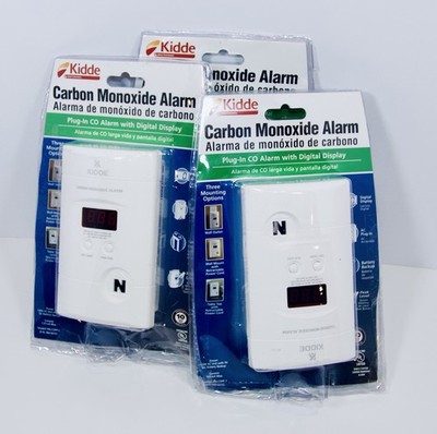 Kidde Nighthawk CO Alarm Digital Display Plug In No Battery OB