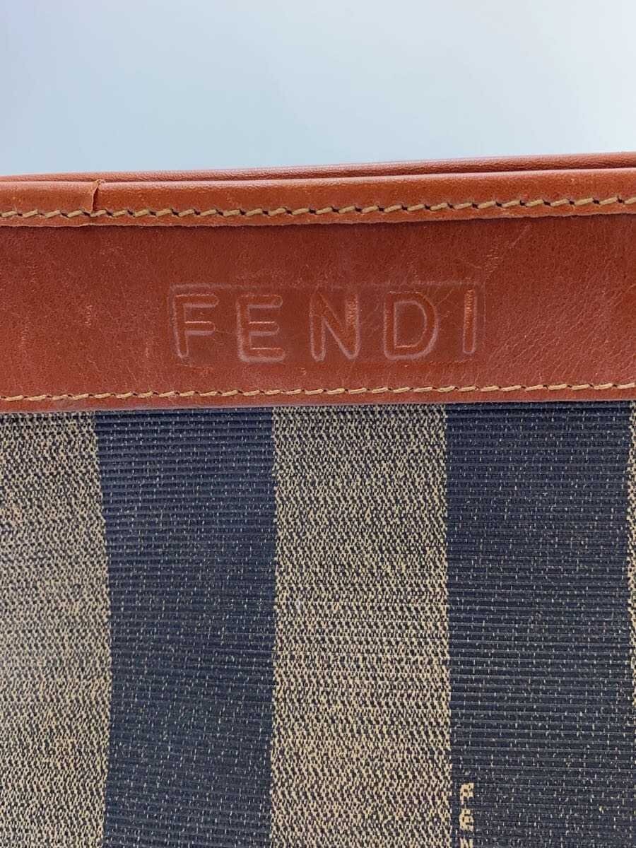 FENDI Bag -- BRW Stripe Pecan Print Second Bag Clutch thumbnail 5
