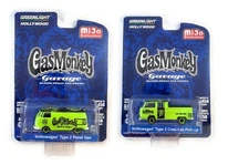 Greenlight 1:64 Gas Monkey Garage Volkswagen Type 2 Crew Cab Pick-up & Panel Van