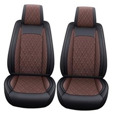 Car Seat Covers for Dodge Ram Fit 2009-2026 1500 2010-2026 2500 Brown Front