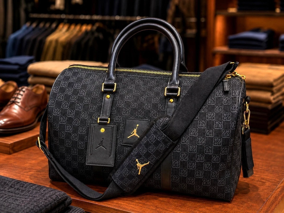 Jordan Black Duffle Bags for Men for sale | eBay
