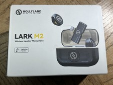 Hollyland Lark M2 Wireless Microphone for iPhone14 Below, Mini Magnetic Microp