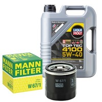Inspektionspaket Mann-Filter Filtersatz Liqui Moly 5W-40 FüR Renault Espace IV