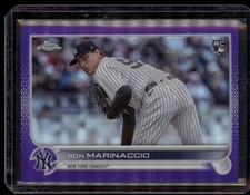 2022 Topps Chrome Update #USC164 Ron Marinaccio Purple Refractor