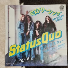 STATUS QUO-MYSTERY SONG SFL-2096 WHITE ,ABEL JAPAN PROMO ISSUE 7"45