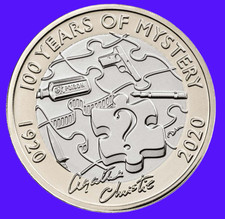 £2 Coin. 2020 AGATHA CHRISTIE TWO POUND COIN BUNC.