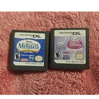 Disney Little Mermaid & Princess Storybooks Nintendo DS Game Lot