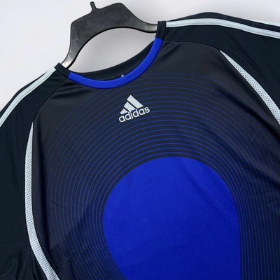 adidas Soccer Jersey Men's XL Cobalt Blue Climacool Performance Stetch NWT