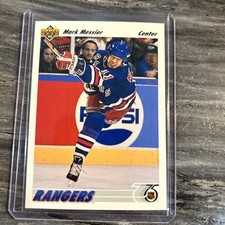 1991-92 Upper Deck Hockey Mark Messier #545 New York Rangers NHL HOF
