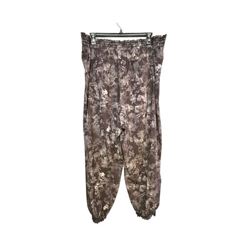Athleta Jogger taglia 22 savana grigio floreale nuovo senza etichetta