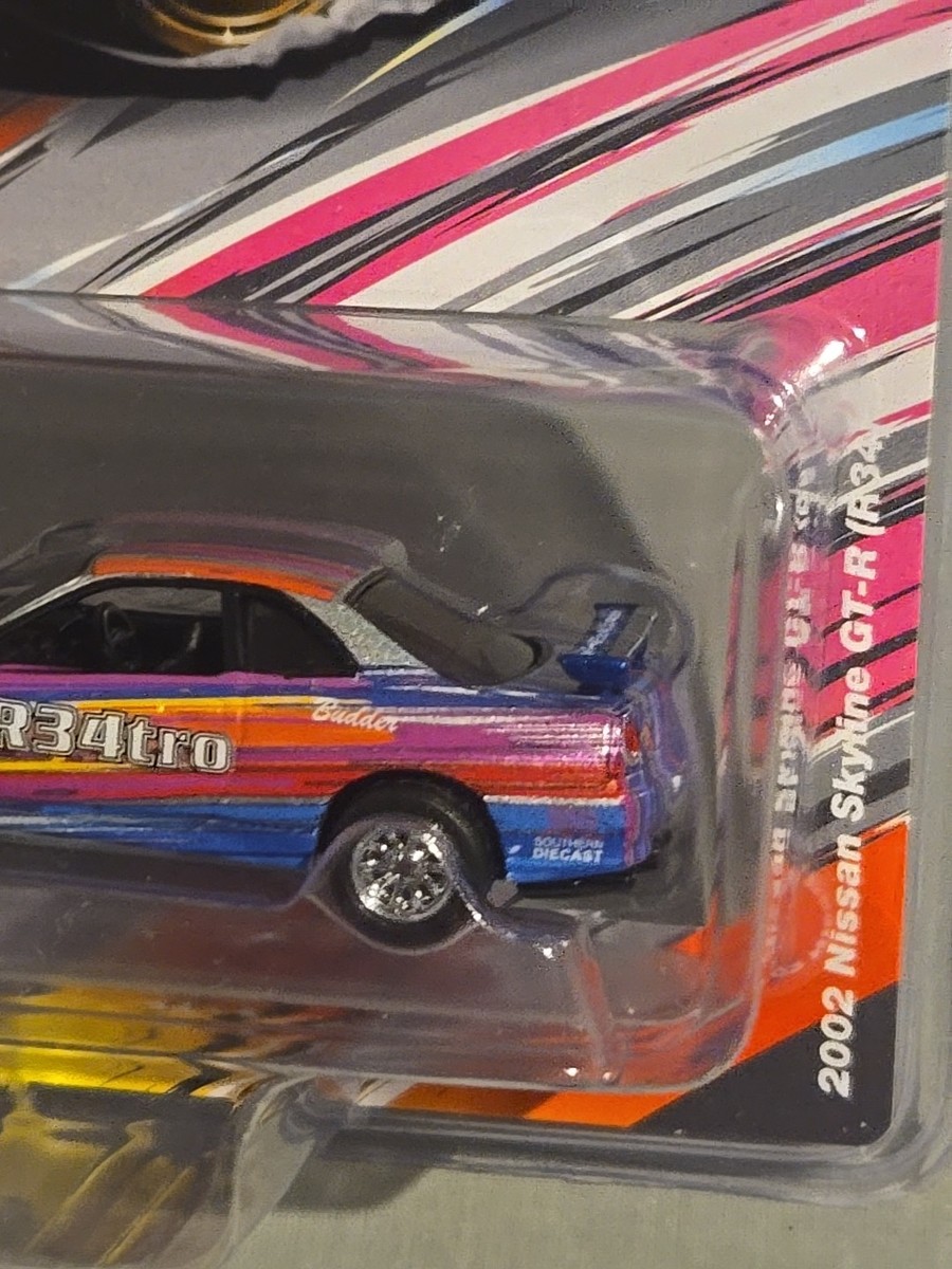 Johnny Lightning CS Customs 2002 Nissan Skyline GT-R (R34) | eBay