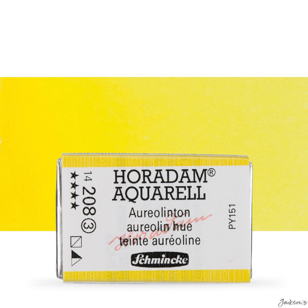 Schmincke Horadam Watercolour Paint Full Pan Pigment PY151 Aureolin Hue