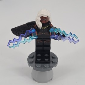 LEGO Minifigure Storm sh0116 Marvel X-Men Super Heroes 76022 Sentinel Black Suit