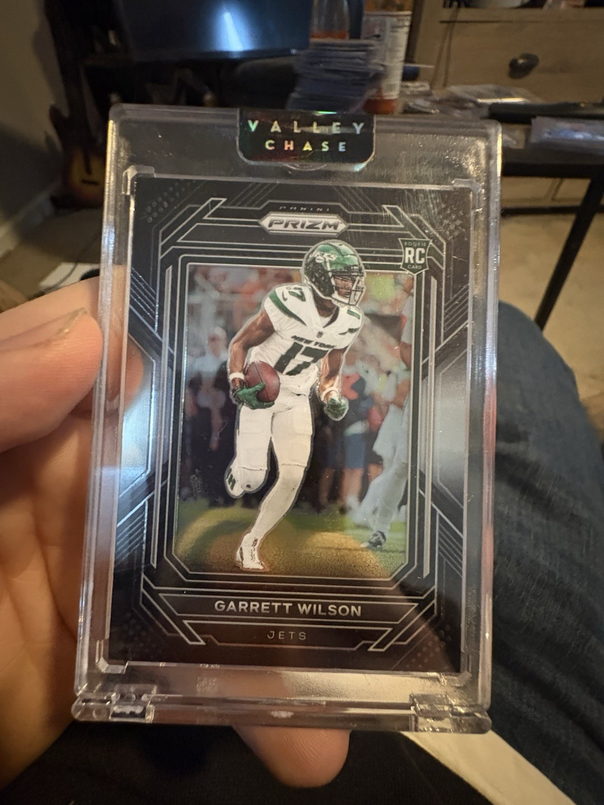 2022 Panini Chronicles - Prizm Black Garrett Wilson #PB-12 Silver (RC)