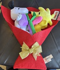 PEANUTS Snoopy And Woodstock Plush Felt Bouquet 14