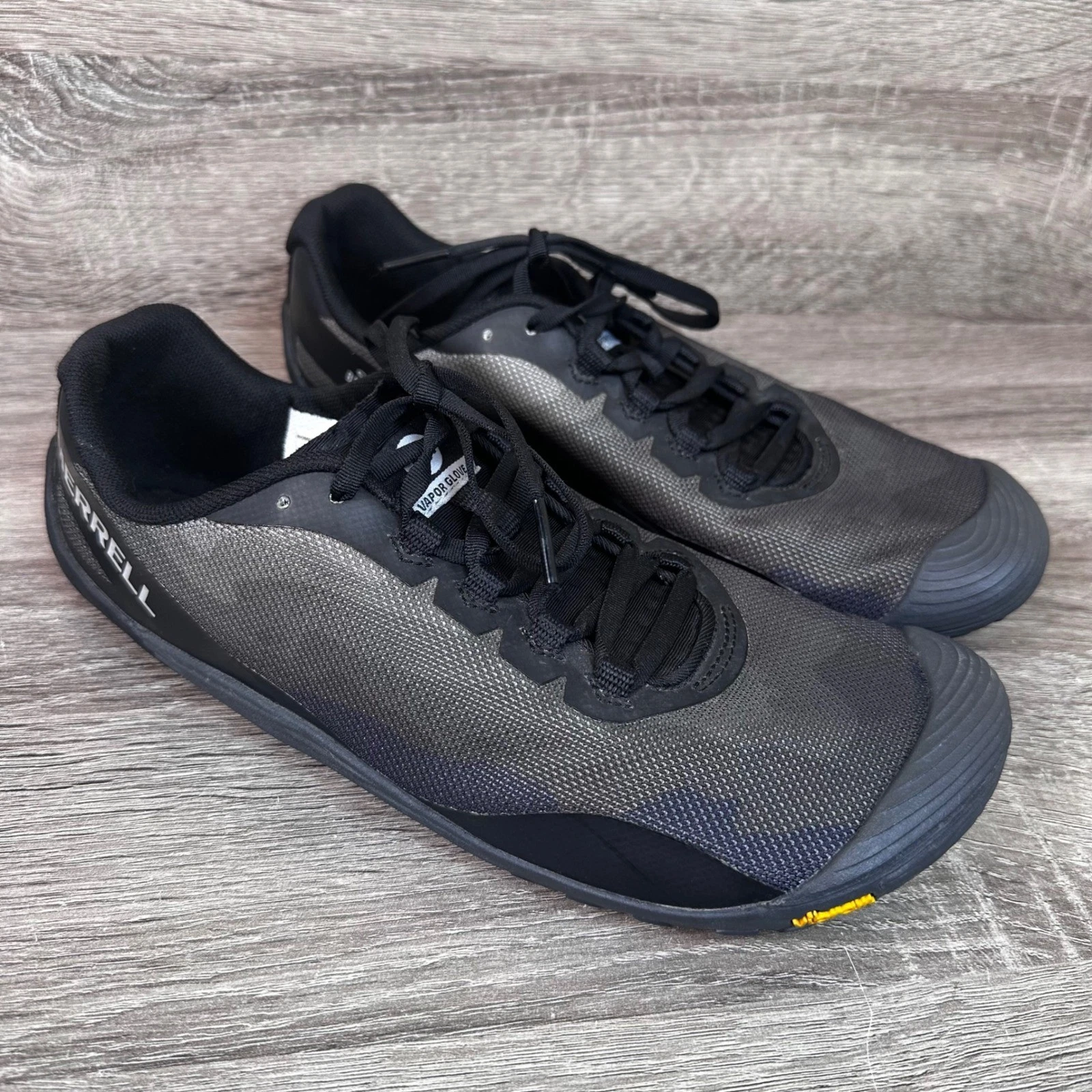 Merrell Vapor Glove 4 Running Shoes Womens 10 Black Barefoot Minimalist Athletic