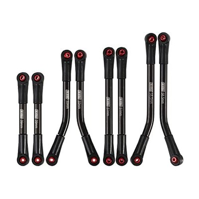 INJORA High Clearance 4 Links Set Stainless Steel Links Set for SCX24 C10 JLU Br