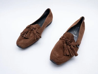 PETER KAISER Slipper Halbschuhe En Cuir Marron T 39 UE Art. 38957-50 - Photo 1/4