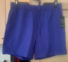 Mens Original Use Blue Bathing Trunks - Size Large