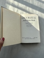 Leica Manual and Data Book by Willard D Morgan 1956  13th printing HC