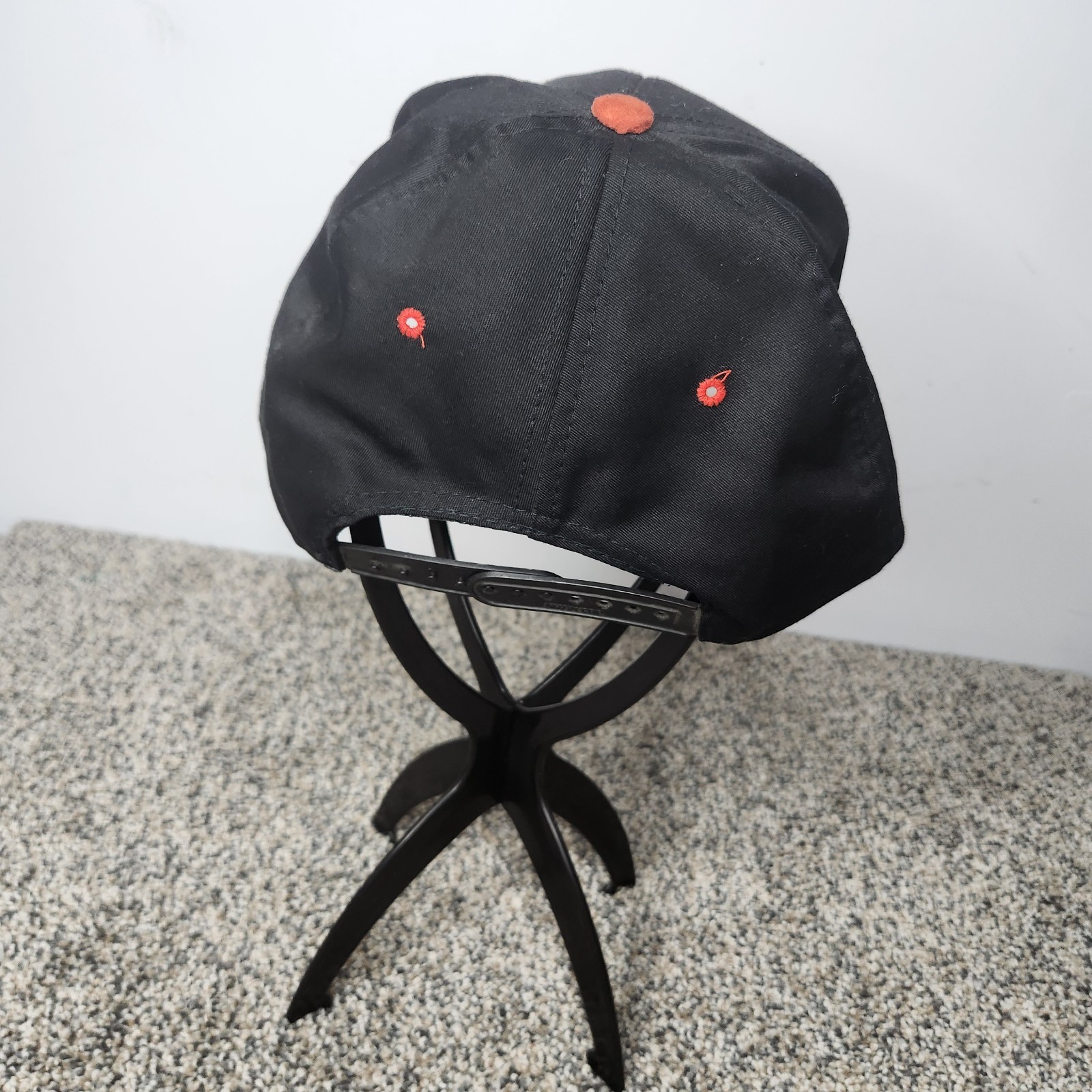 NETWARE 4 HAT CAP ADJUSTABLE STRAPBACK BLACK RED … - image 2