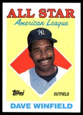 Dave Winfield 1988 Topps New York Yankees MLB READ FREE SHIPPING AutographDen