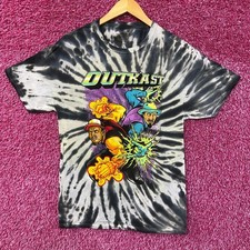 OutKast ATLiens Animated Album Art Hip Hop Duo Tie Dye S