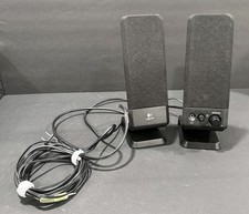 Logitech 2.0 Wired Computer Speakers Black, Volume Control, 3.5mm Jack