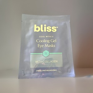 Bliss Cool With It Cooling Gel Under Eye Set Mask 2 Sets Total
