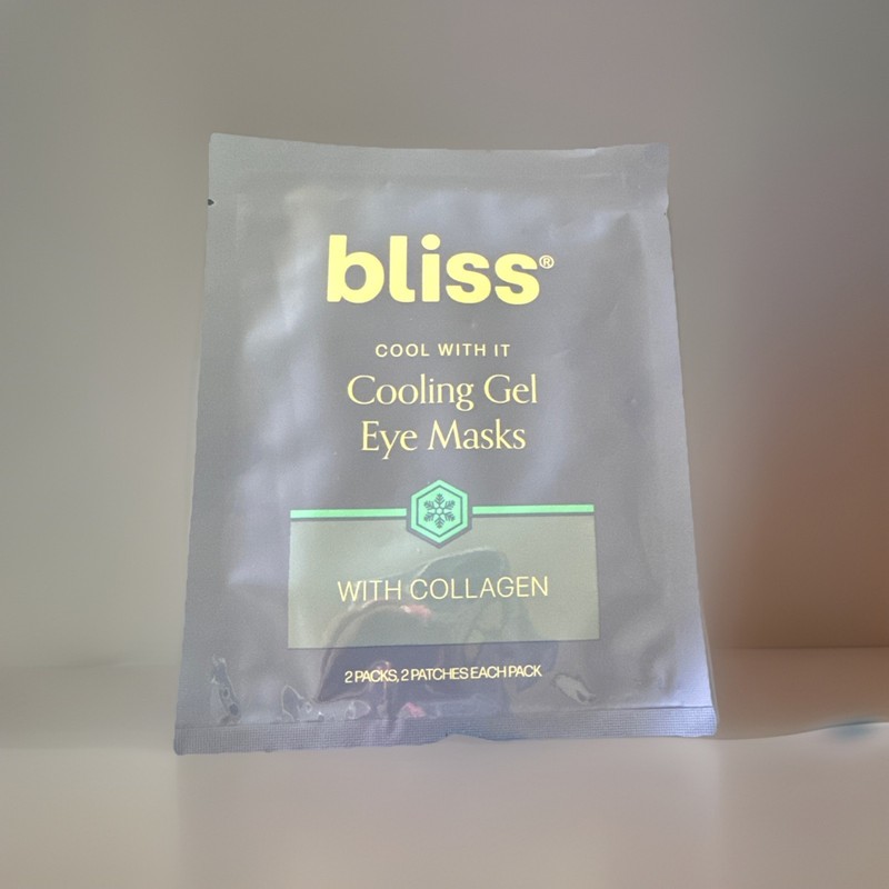 Bliss Cool With It Cooling Gel Under Eye Set Mask 2 Sets Total