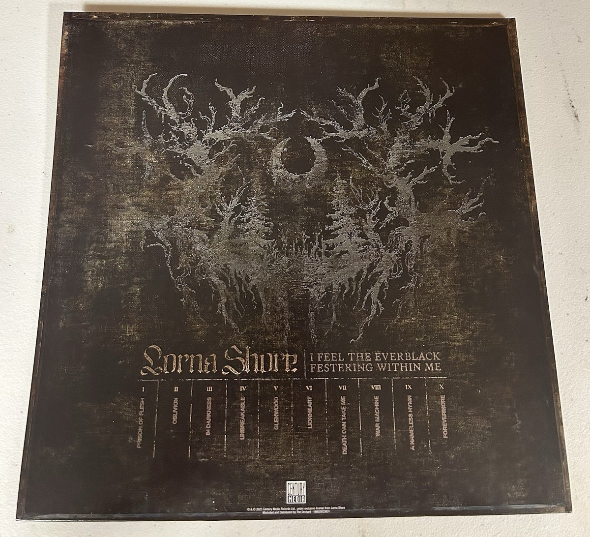 LORNA SHORE AUTOGRAPHED SIGNED RARE VARIANT LP VINYL ALBUM W/ JSA