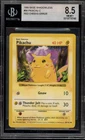 Pokemon Pikachu Base Set Shadowless Red Cheeks #58 BGS 8.5