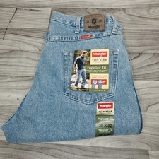 Wrangler Men's Five Star Premium Denim Regular Fit Jeans Light Stonewash 38x32