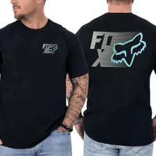 Men's T-Shirt Fox Logo Design Pattern Print Comfortable And Versatile Outdoor Ca