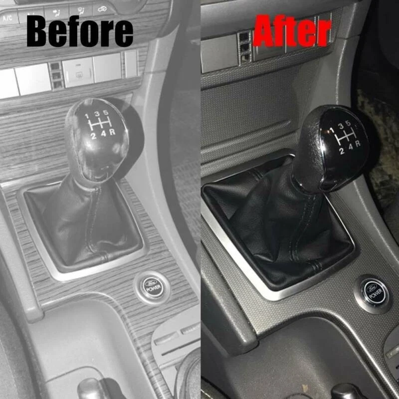 Pomo de cambio de marchas de 5 velocidades para Ford Fiesta MK7 2008-2013/Focus MK2/FL 2008-2011 Foto 4 de 4