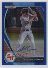 2021 Panini Prizm Draft Picks Blue & Carolina Hyper Colton Cowser Auto 13t5