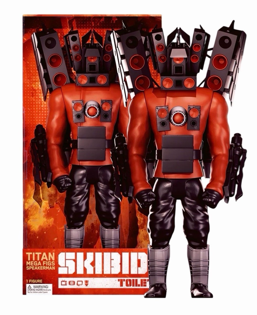 Skibidi Toilet Titan Mega Figs Speakerman Figure Toy 24 inch | eBay