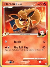 Pokemon TCG Flareon 4 60/111 Rising Rivals NM