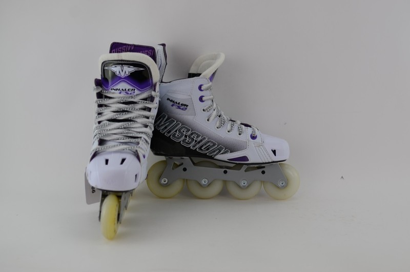 Mission Inhaler FS2 inline Hockey Skates Intermediate Size 4.5 Fit 2 (0702-2066)
