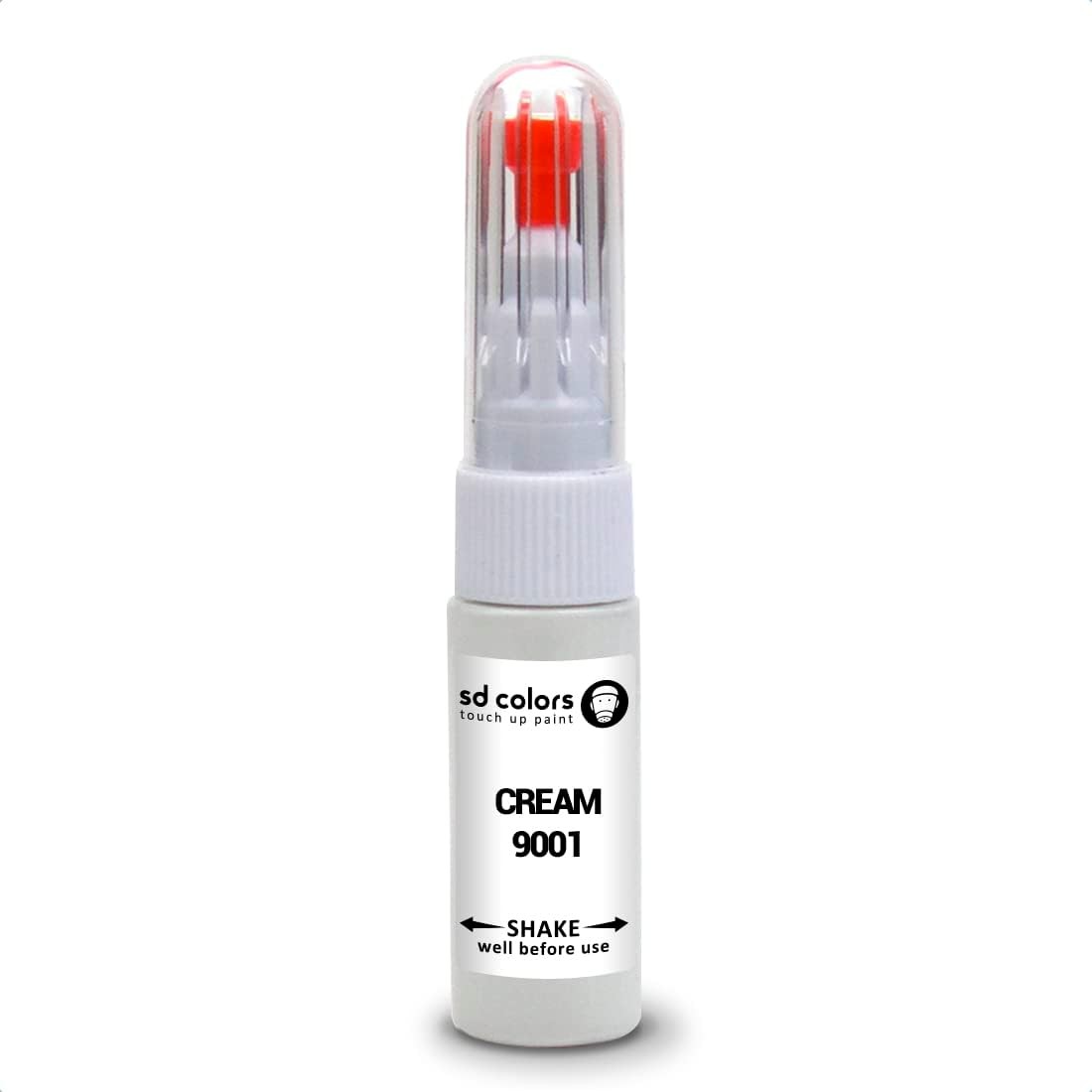 SD COLORS CREAM RAL 9001 New Touch Up Paint Pen 20 ML REPAIR SCRATCH CHIP BRUSH
