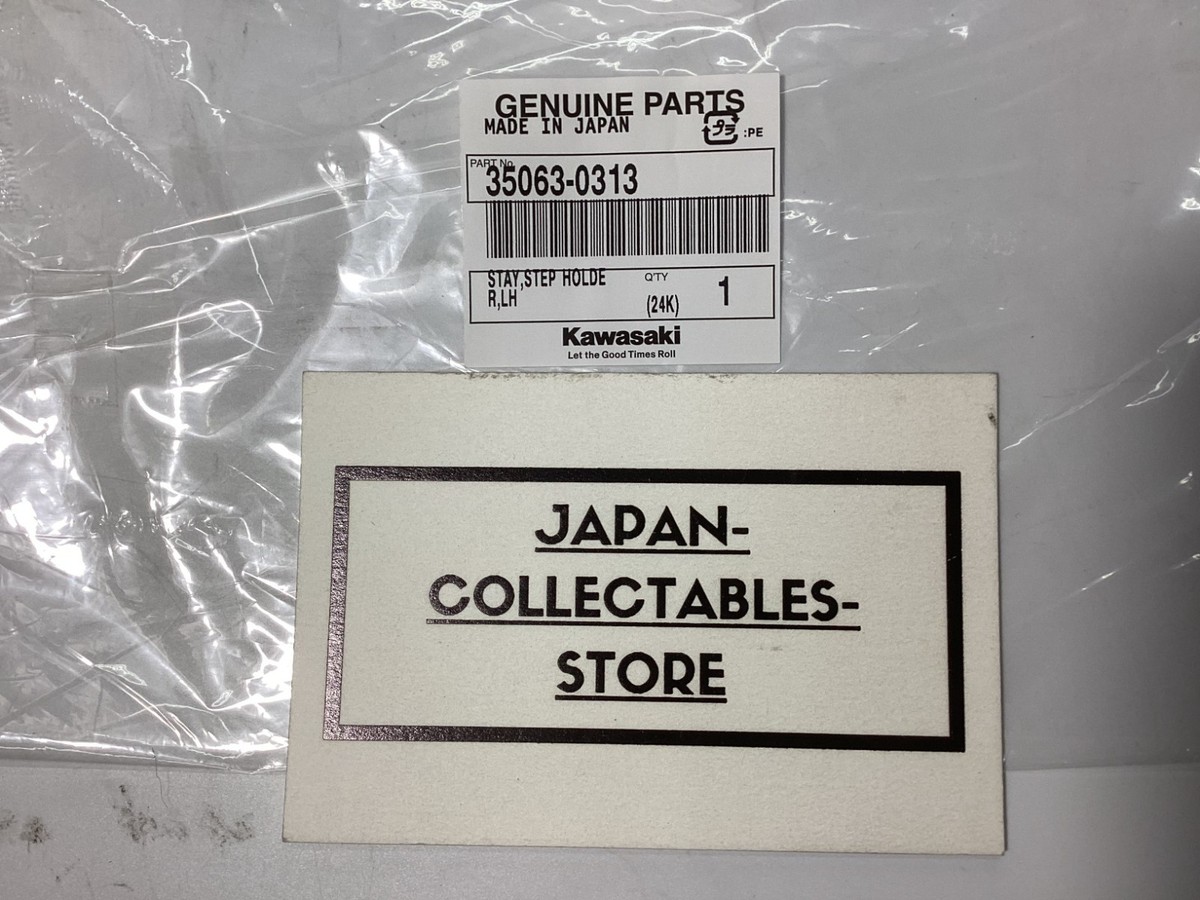 KAWASAKI Genuine 2004-2006 ZR750 Stay Step Holder LH 35063-0313