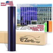 Window Tint One Way Mirror Film Chrome Style Uv Heat Reflective Home Office